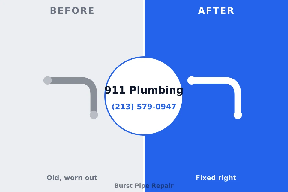 Before and after: plumbing company Zephyrhills, FL